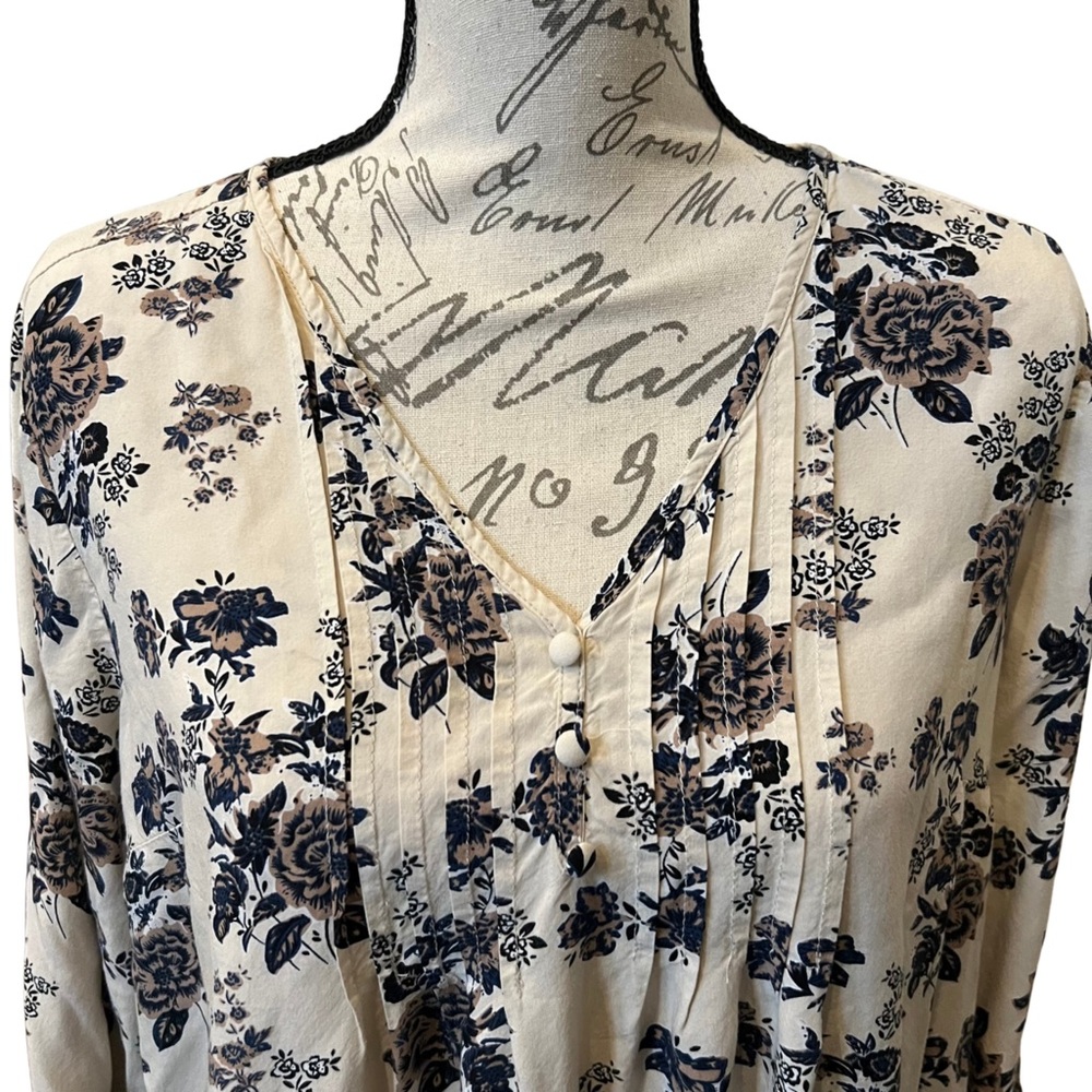 Maley Pleated Detail Top